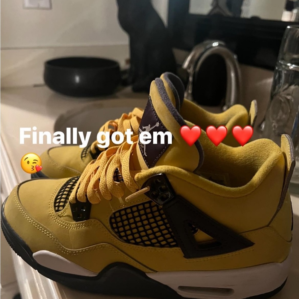 Nike.  Jordans yellow